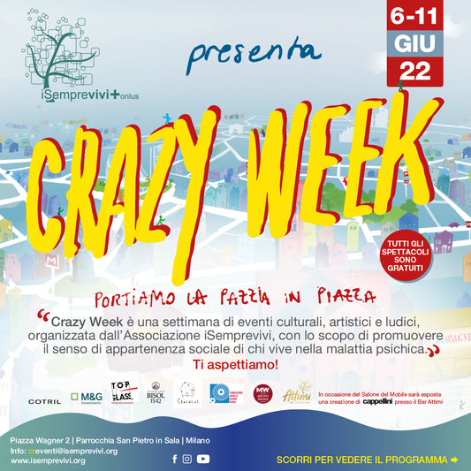 I volontari dell'Associazione ISemprevivi e la Crazy week