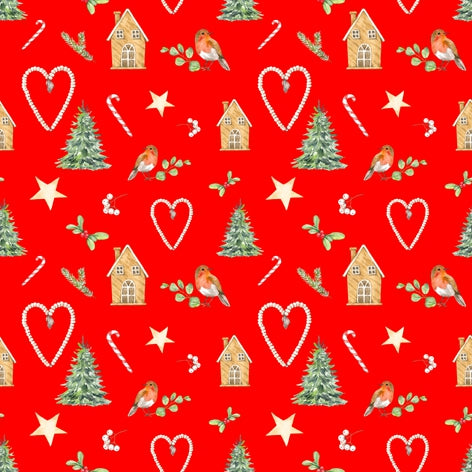 Tovagliolo fantasia 33 x 33 cm Decorazione invernale 3 veli