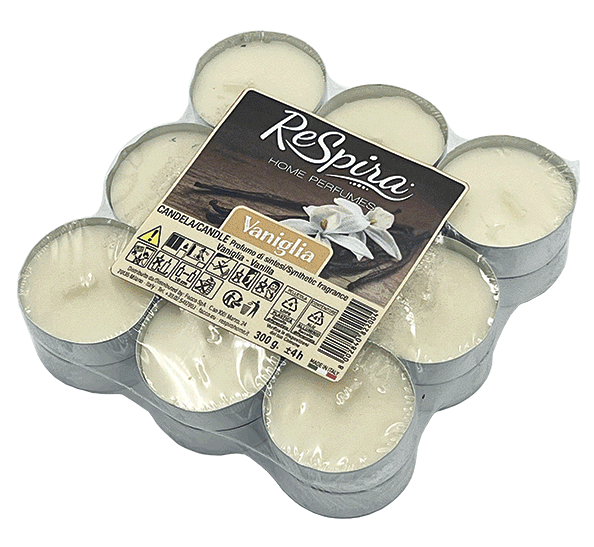 Tealight profumato Vaniglia 18pz
