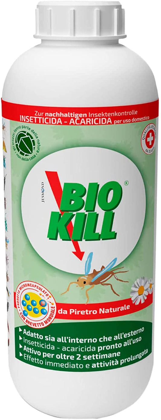Bio kill Insetticida Piretro Naturale ricarica 1000 ml