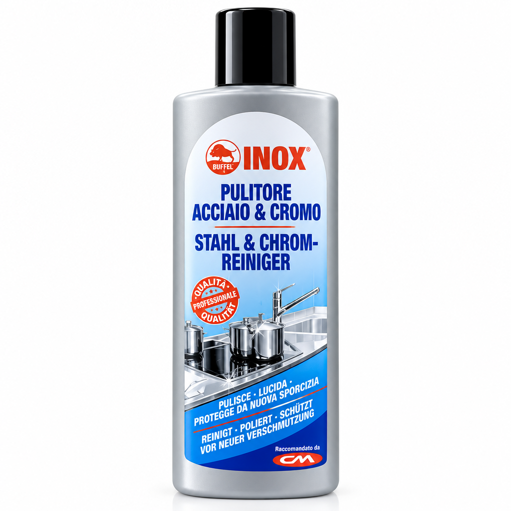 Buffel Inox Pulitore Acciaio e Cromo 250 ml