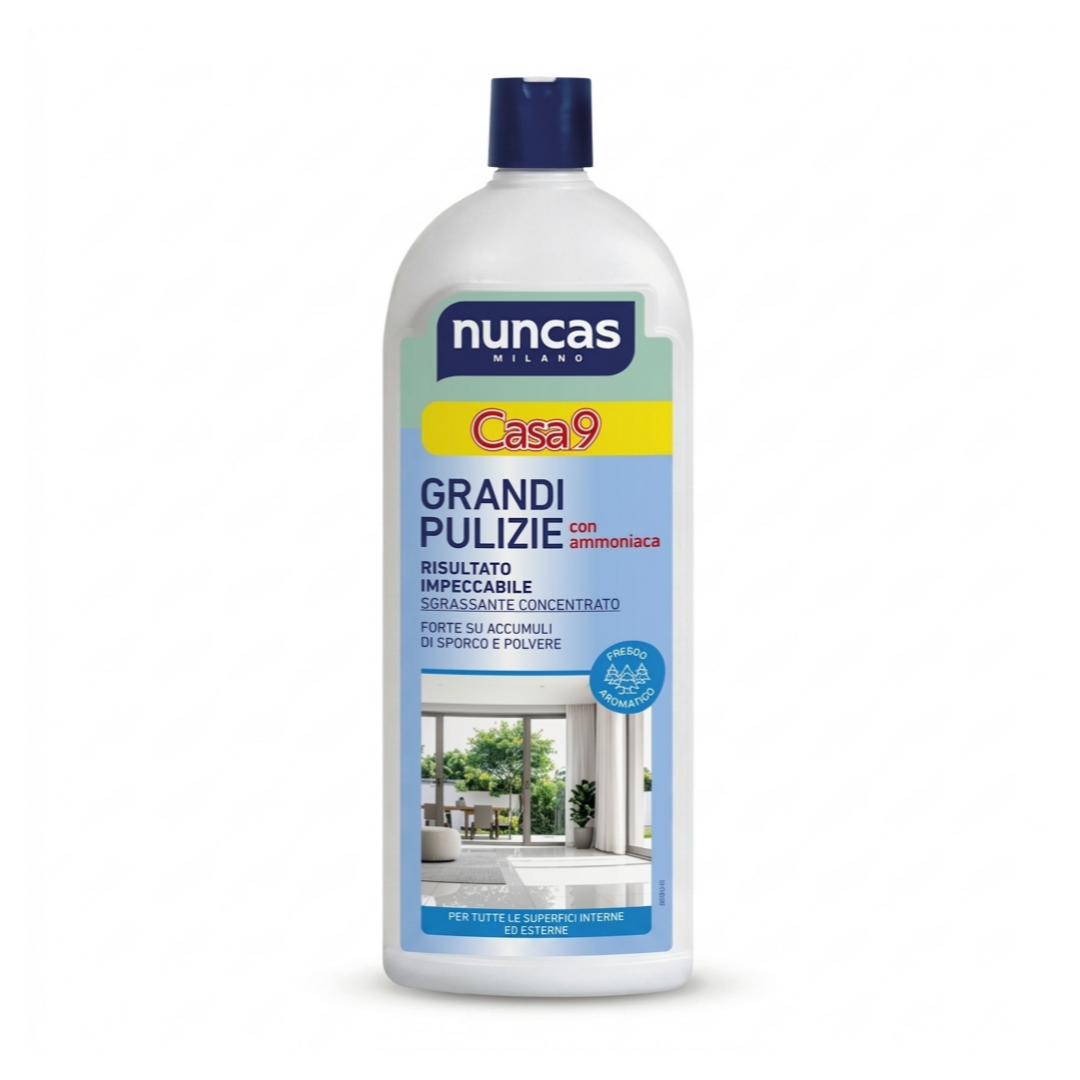 Nuncas Casa9 Grandi Pulizie con Ammoniaca – 1000 ml