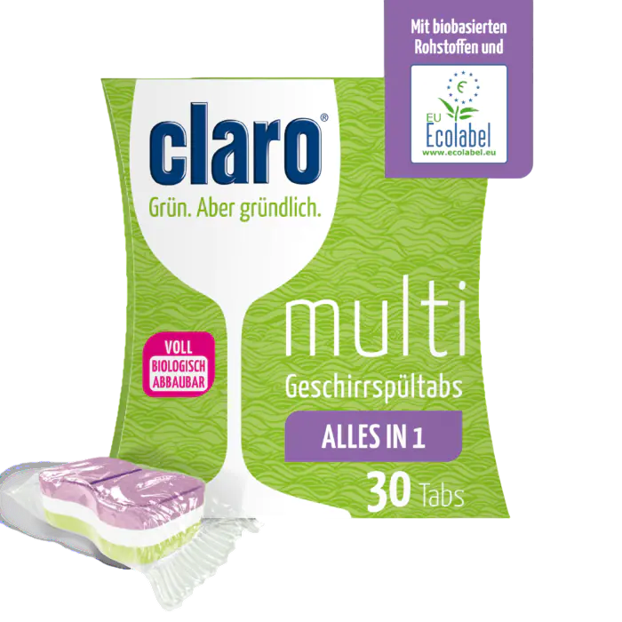 Claro Eco Multi-Tab-Geschirrspüler All in 1