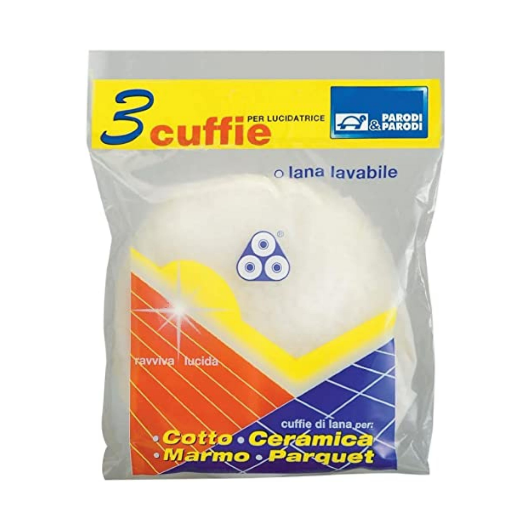 Cuffie lana per lucidatrice 3 pezzi