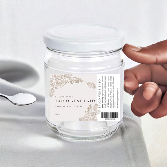 Talco ventilato - saponaria in polvere smacchiatore