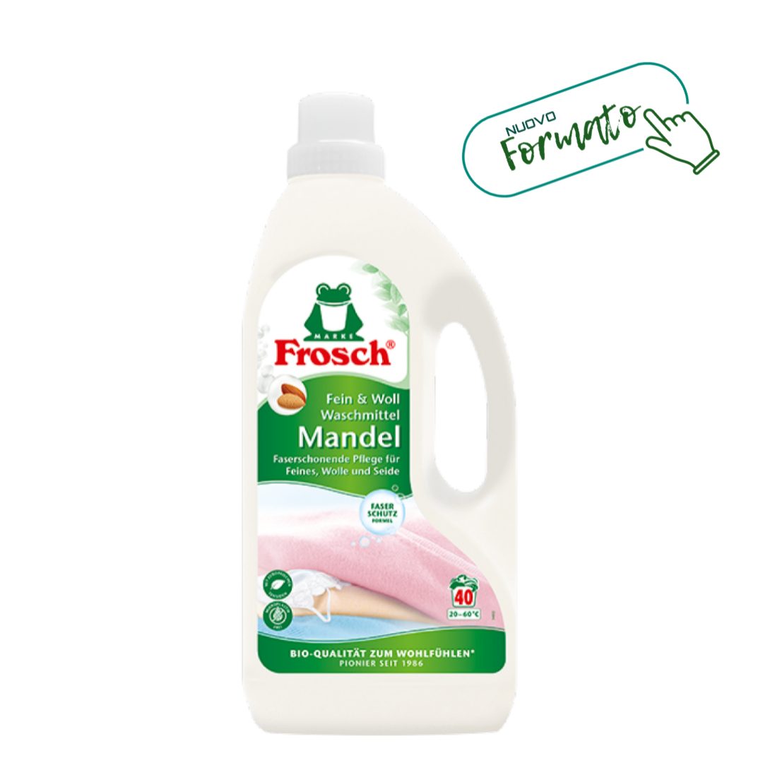 Frosch Detersivo Liquido Bucato alla Mandorla Delicati e Lana