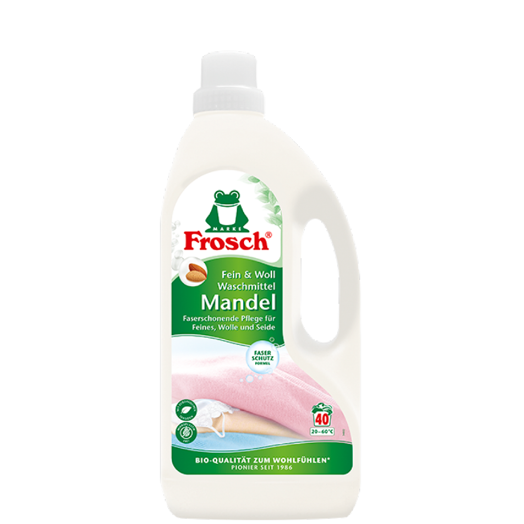 Frosch Detersivo Liquido Bucato alla Mandorla Delicati e Lana