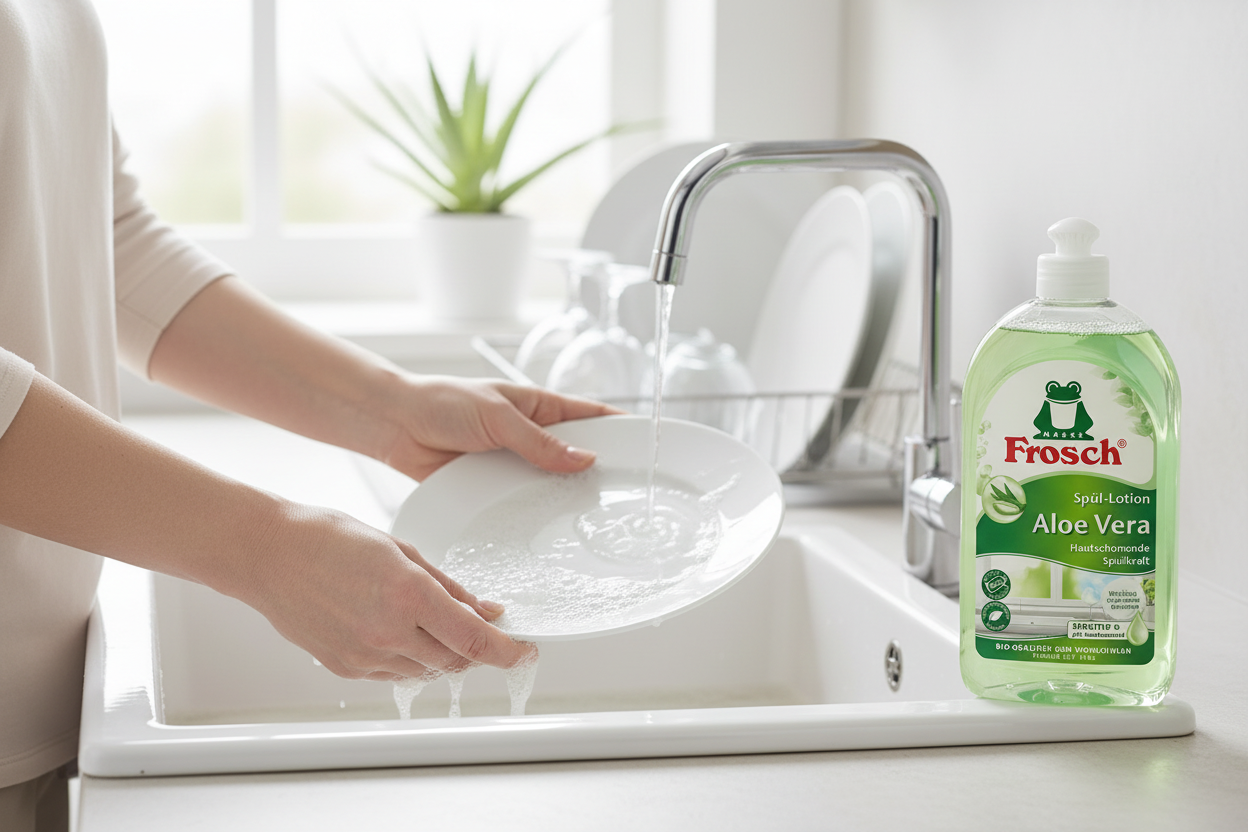 Frosch Piatti Aloe Vera delicato sulle mani