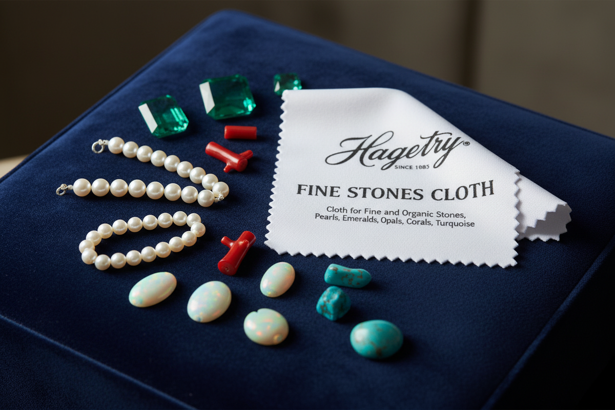 Hagerty Fine Stones Cloth con Pietre su Velluto