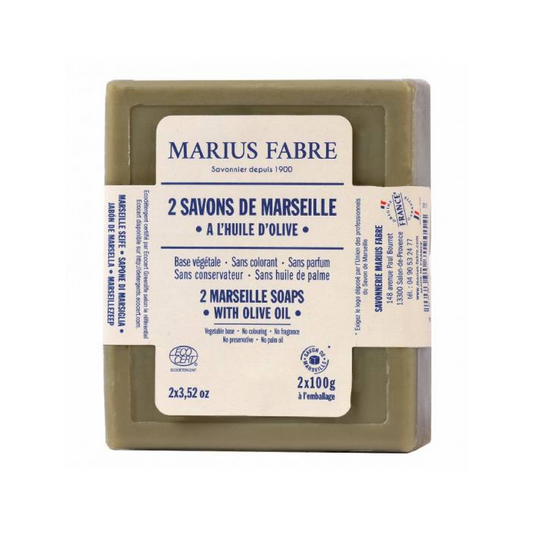 Marius Fabre set di 2 saponi di Marsiglia 100g