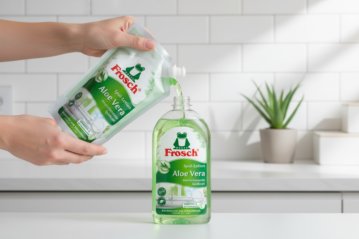 Ricarica flacone Frosch Piatti Aloe Vera 500ml