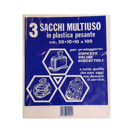 Sacchi multiuso 50+10+10 x 100