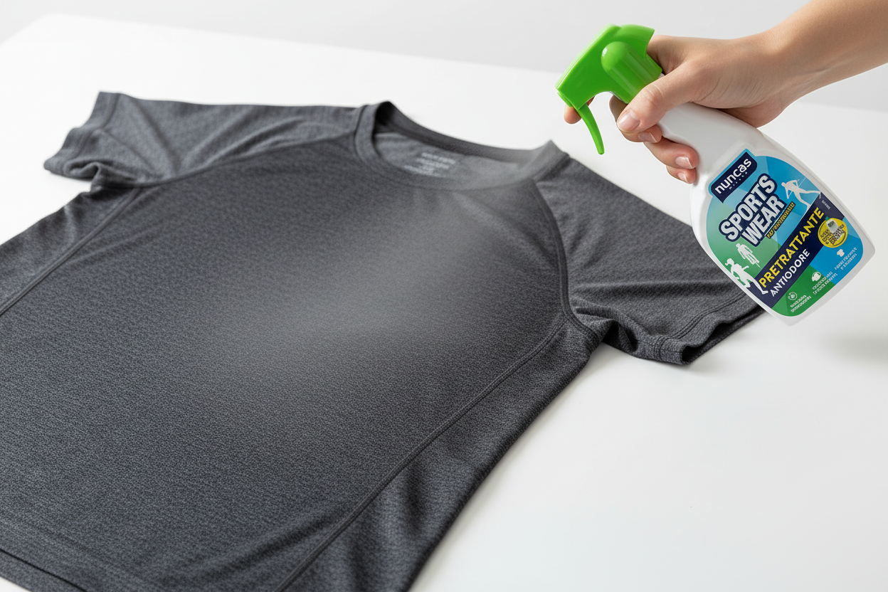 Sportswear Pretrattante spruzzato su maglietta tecnica