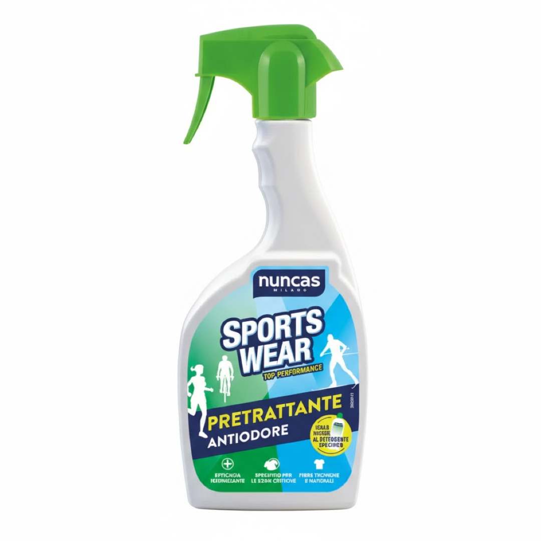 Sportswear pretrattante antiodore