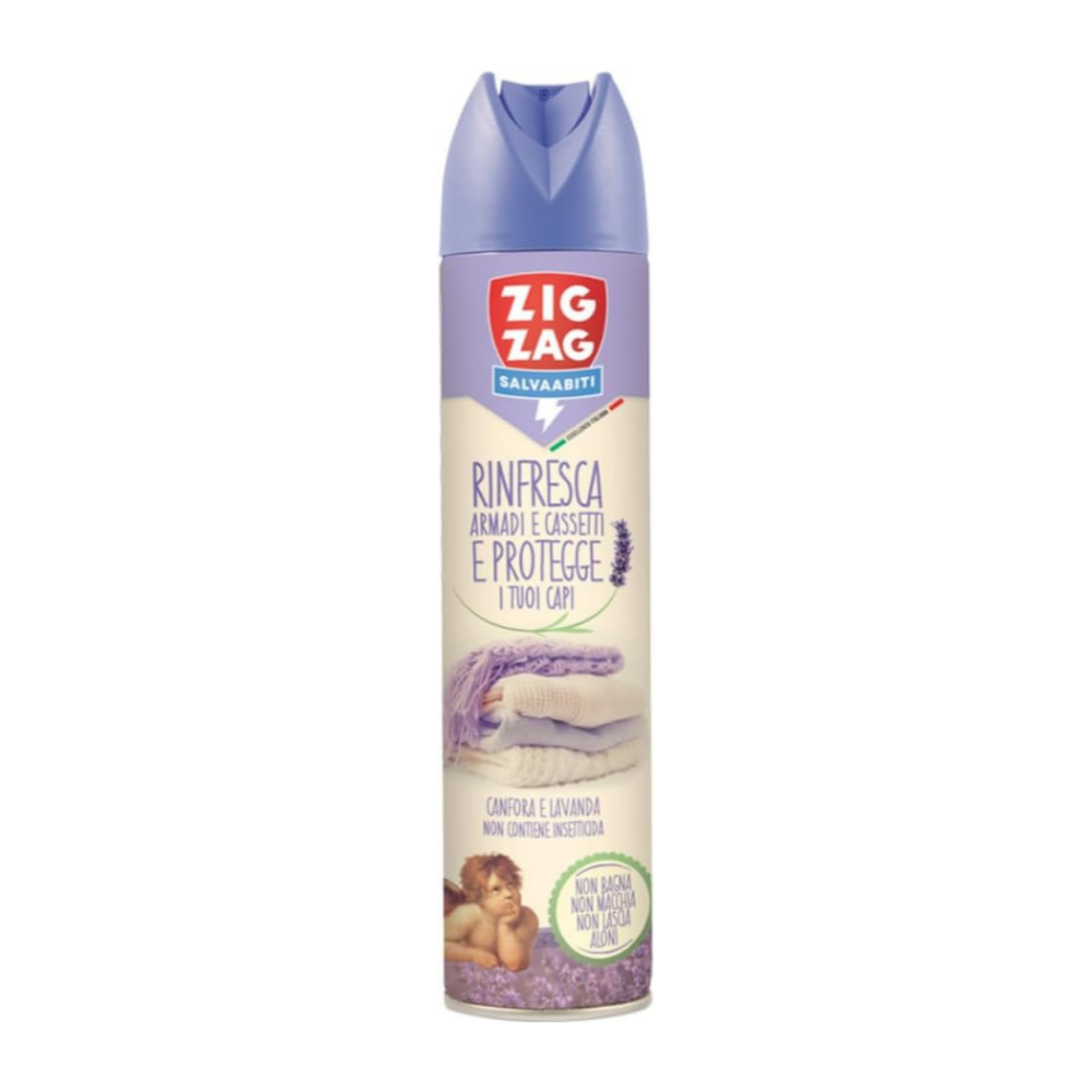 Zig Zag Antitarme spray all’essenza di Canfora e Lavanda