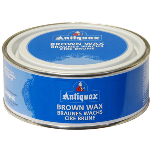 Antiquax Wax Polish Brown 250 ml - cera solida marrone per legni pregiati