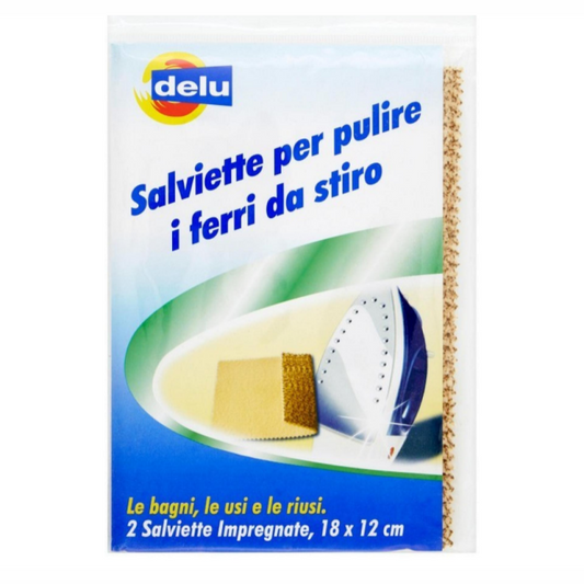 Salviette per pulire i ferri da stiro