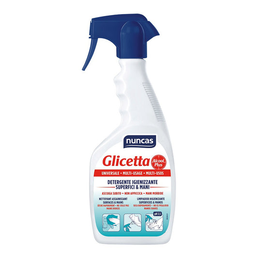 Glicetta Alcool Plus Igienizzante per superfici e mani 500 ml