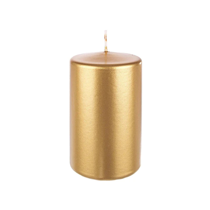 Candela cilindrica oro 100/57 mm