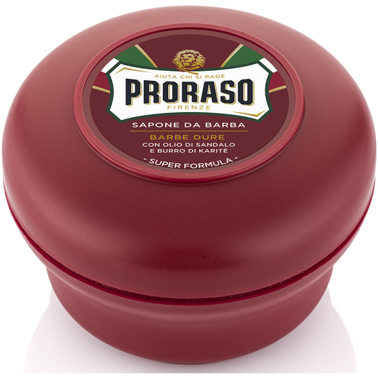 Proraso sapone da barba barbe dure vaso