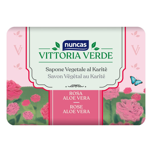 Vittoria Rosa- und Aloe-Pflanzenseifen