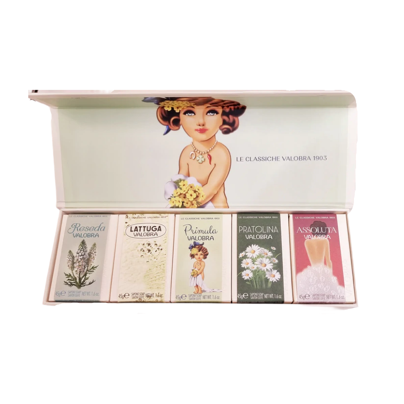 Valobra Gift box Primula - confezione regalo 5 x 45g