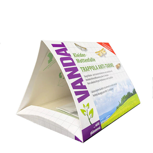 Vandalenfalle gegen Lebensmittel- und Kleidermotten mit Pheromon