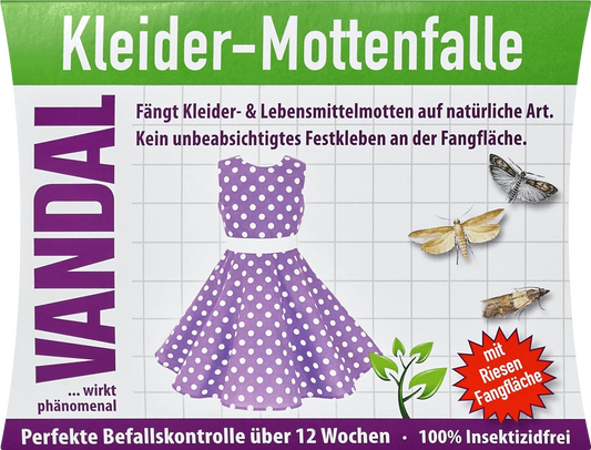 Vandal Trappola per tarme alimentari e dei vestiti al feromone