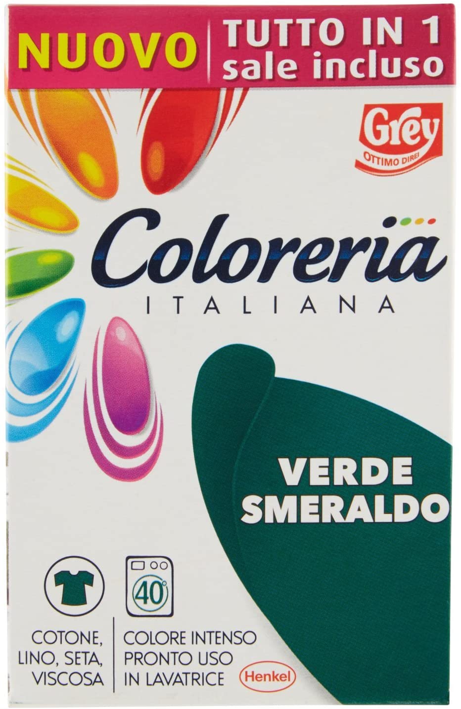 Coloreria Italiana colorante per tessuti Verde Smeraldo – Detergenti Wagner