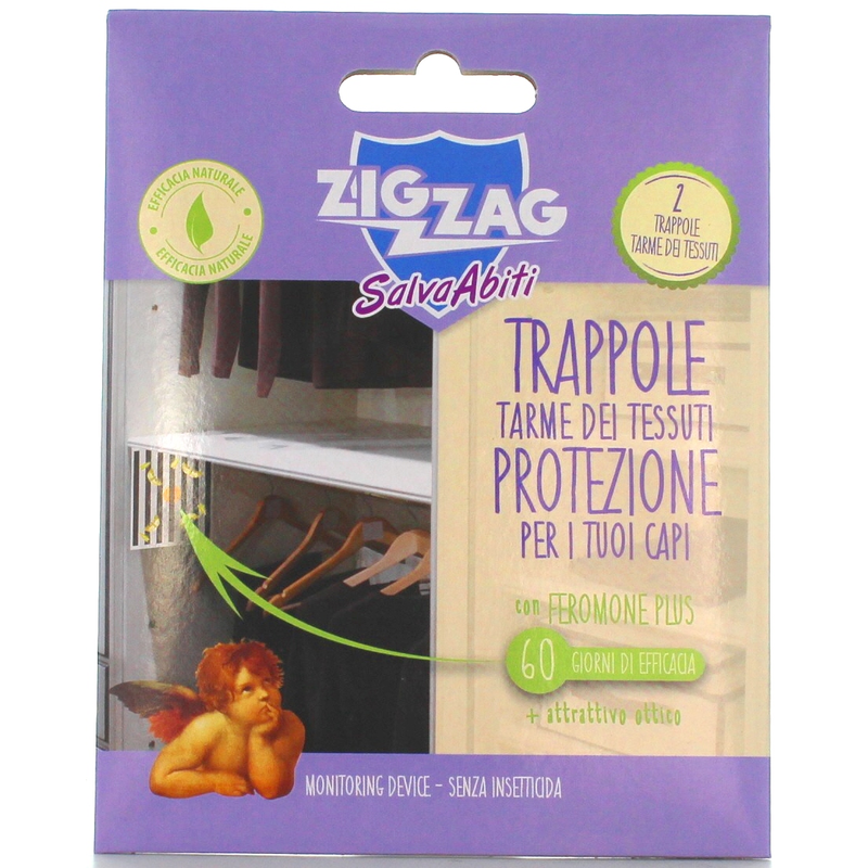 Zig Zag Il SalvaAbiti Trappola per le tarme dei tessuti