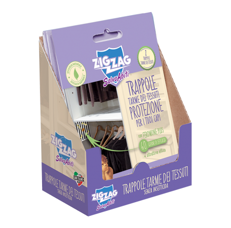 Zig Zag Il SalvaAbiti Trappola per le tarme dei tessuti
