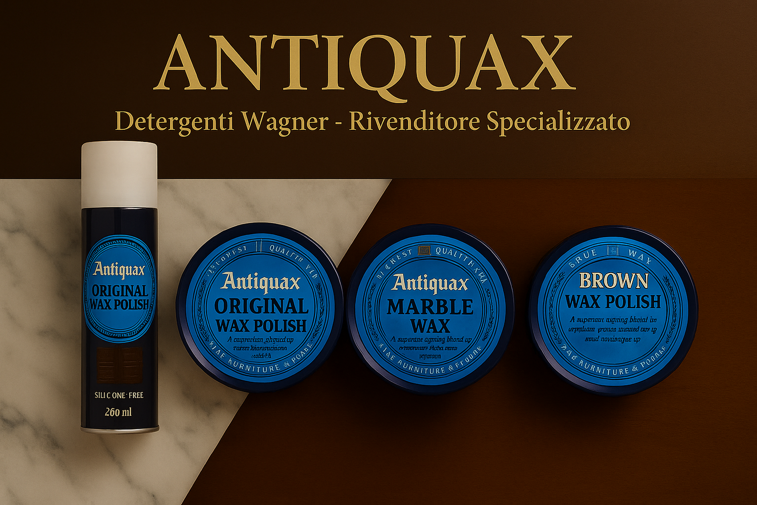 Antiquax - Prodotti per Cura Marmo e Legno | Detergenti Wagner