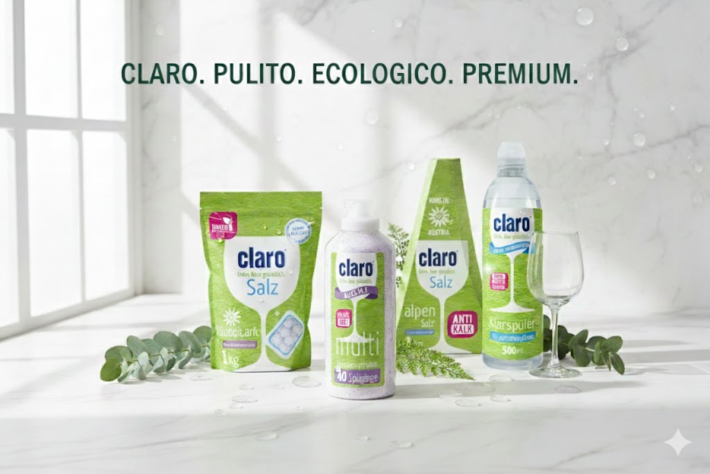 Claro detersivi ecologici per piatti e lavastoviglie