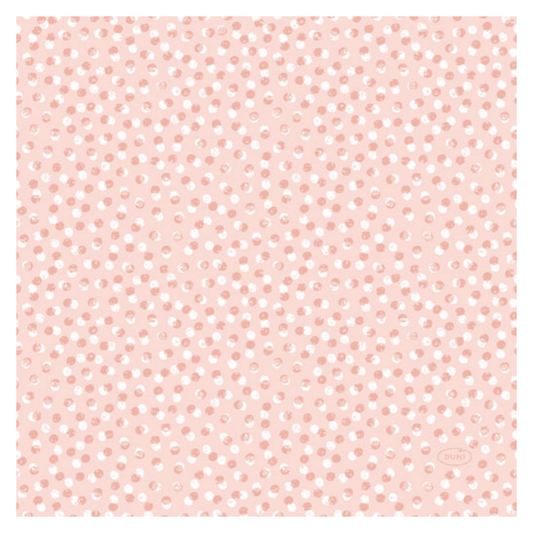 Tovagliolo cellulosa Bio 33 x 33 cm Rosa a Pois 3 veli