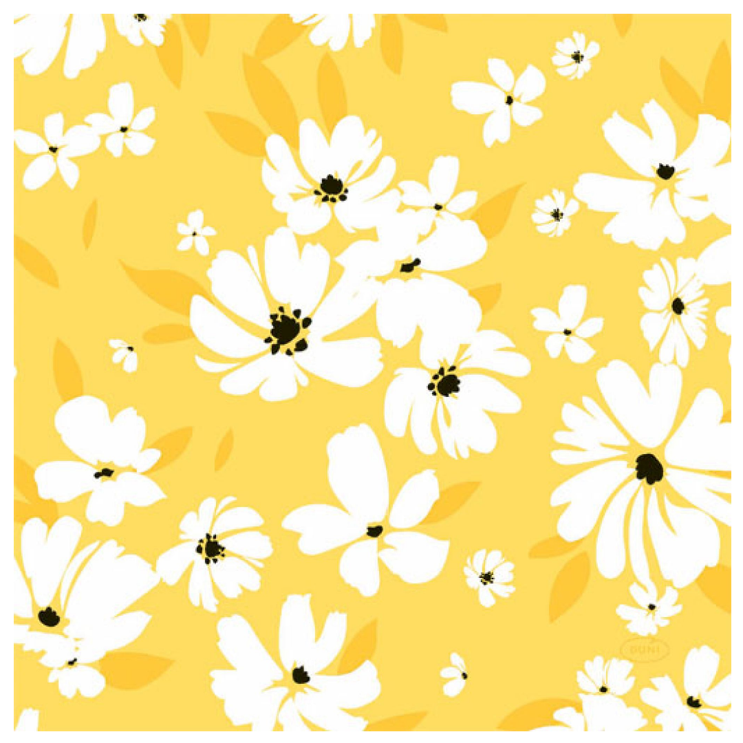 Tovagliolo cellulosa Bio 33 x 33 cm Sunny Day 3 veli