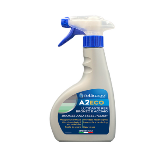 A2 ECO - Lucidante ecologico per superfici in bronzo e acciaio