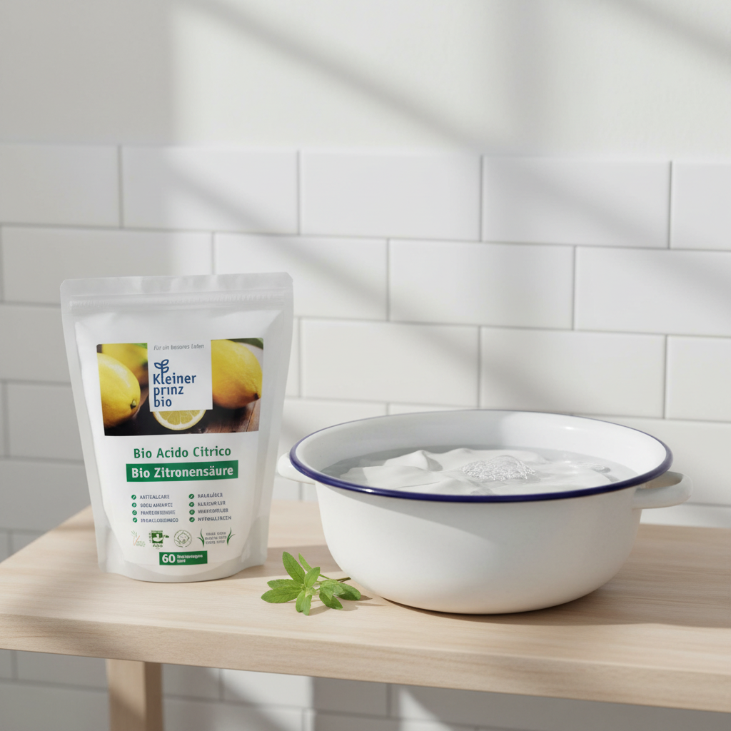 Acido Citrico lavanderia con prodotto originale