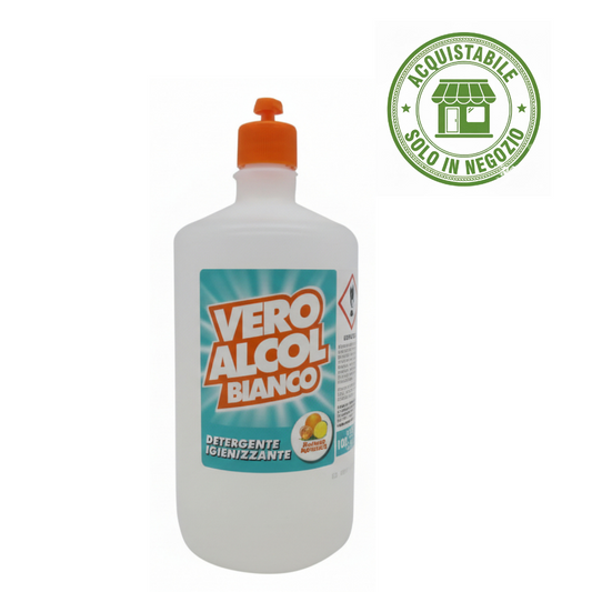 Alcool Vero Bianco Detergente igienizzante profumato agrumi 500 ml