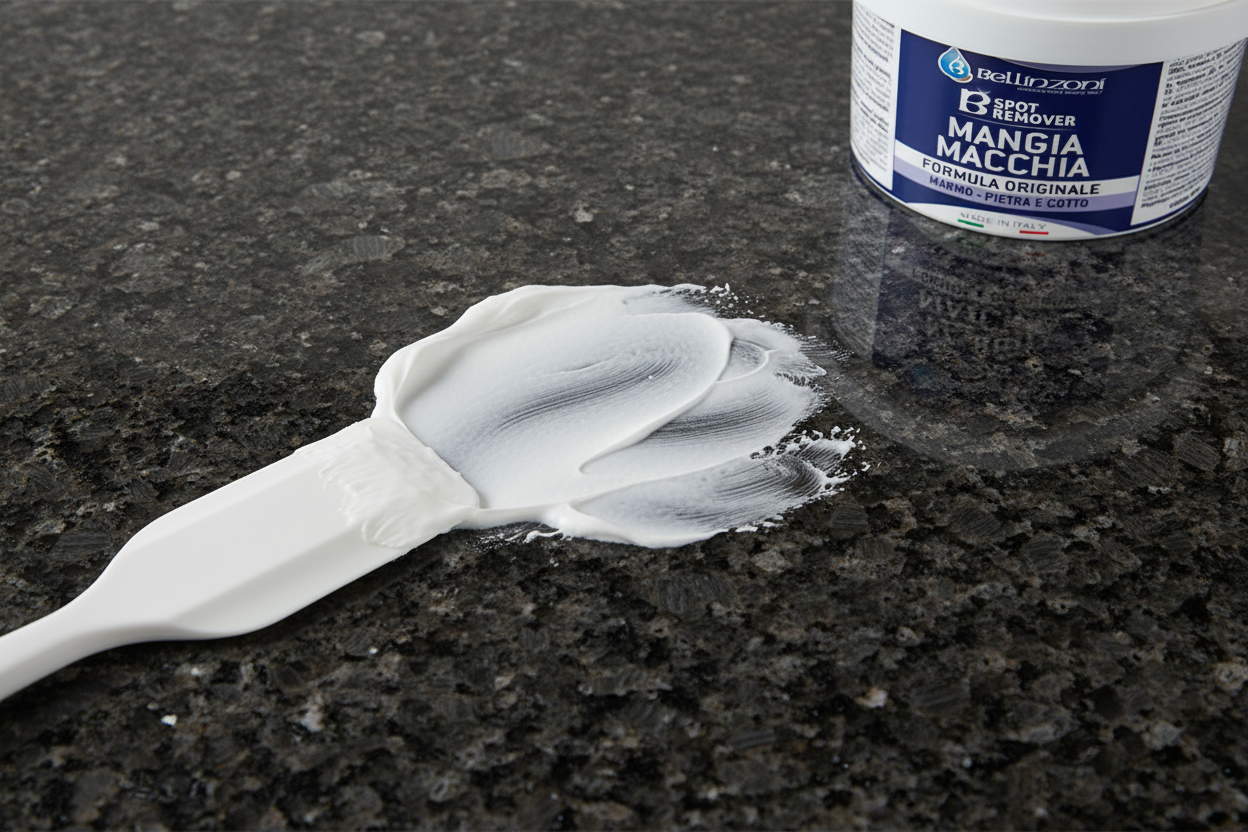 Applicazione su granito con prodotto originale