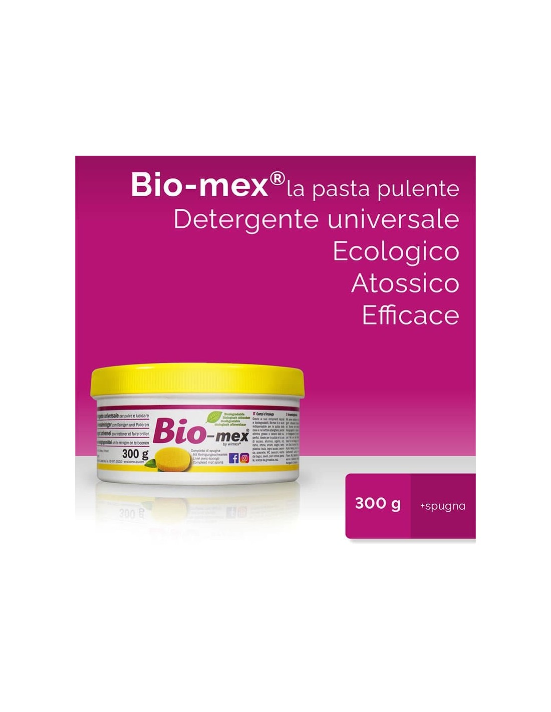 Bio-mex detergente ecologico per uso universale 300gr