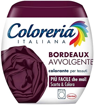 Coloreria Italiana colorante per tessuti Bordeaux avvolgente