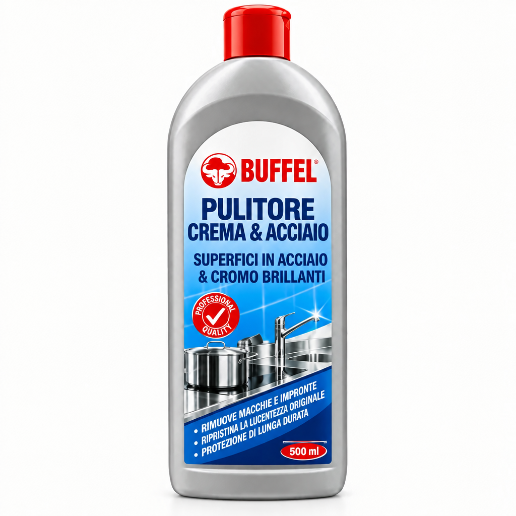 Buffel Inox Pulitore Acciaio e Cromo 250 ml