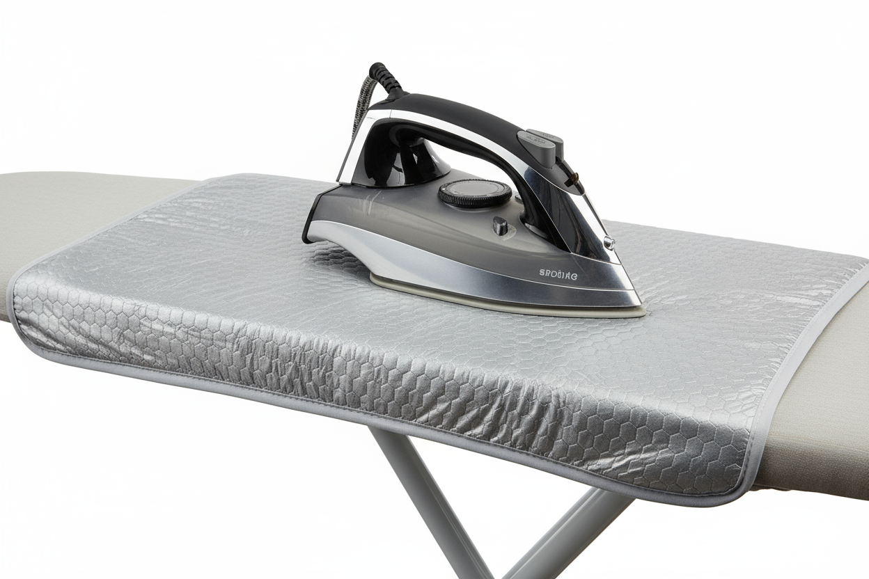 Dall'immagine che vedi della soletta già caricata nella pagina prodotto crea le immagini di un ferro da stiro dove si vede la soletta montata