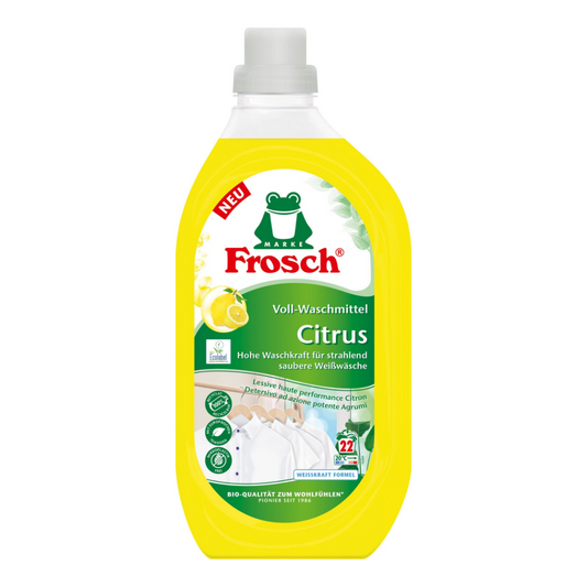 Frosch Flüssigwaschmittel Citrus weiße Artikel