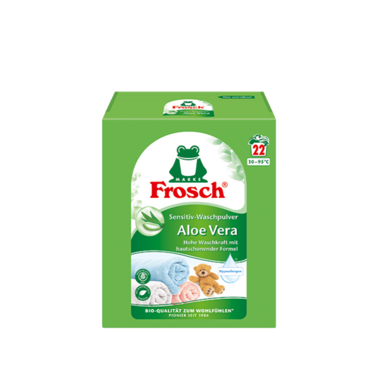 Frosch Detersivo in Polvere per lavatrice delicato all'aloe vera