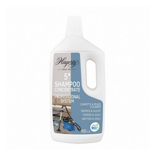 Hagerty 5* Shampoo Concentrate : pulitore per tappeti, moquette e tessuti d'arredo lavabili