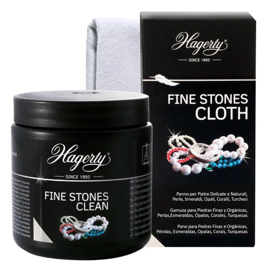 Hagerty Fine Stones Clean & Fine Stones Cloth cura pietre, perle, smeraldi, coralli