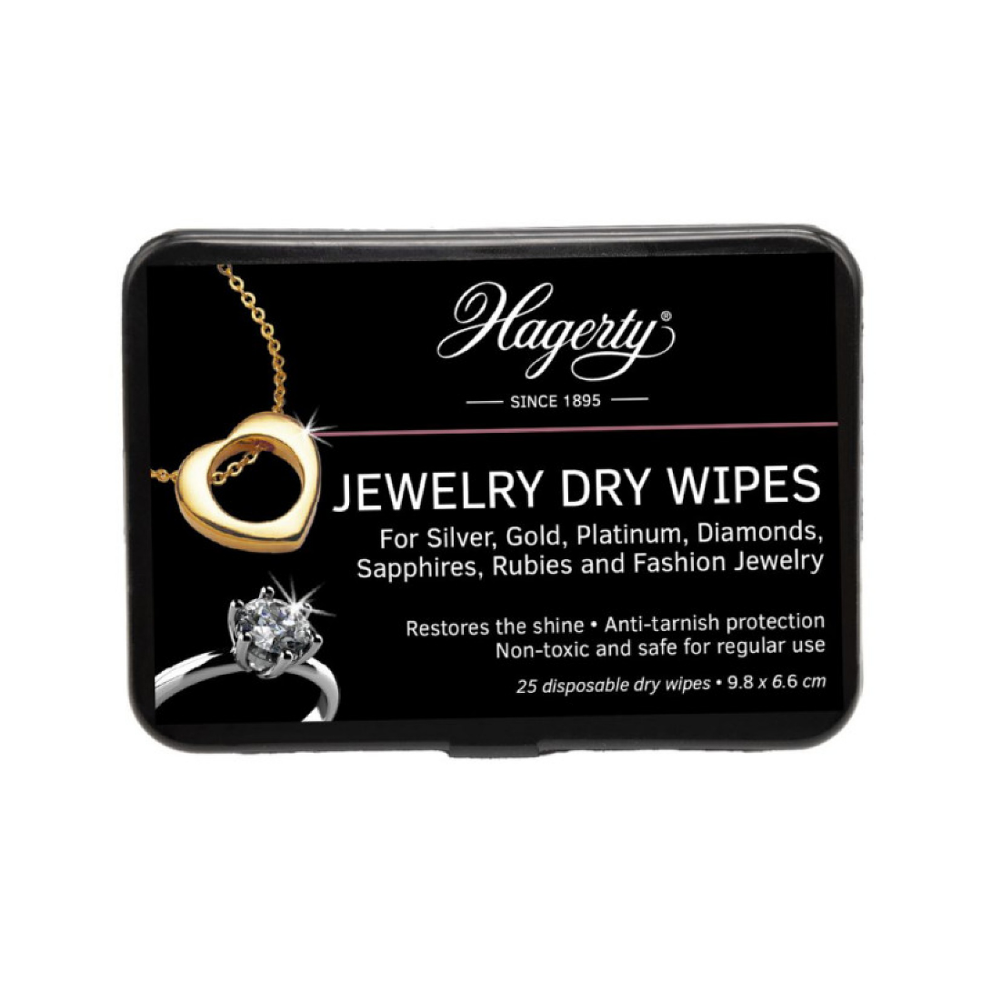 Hagerty Jewelry Dry Wipes – Salviette Asciutte Pulenti per Gioielli