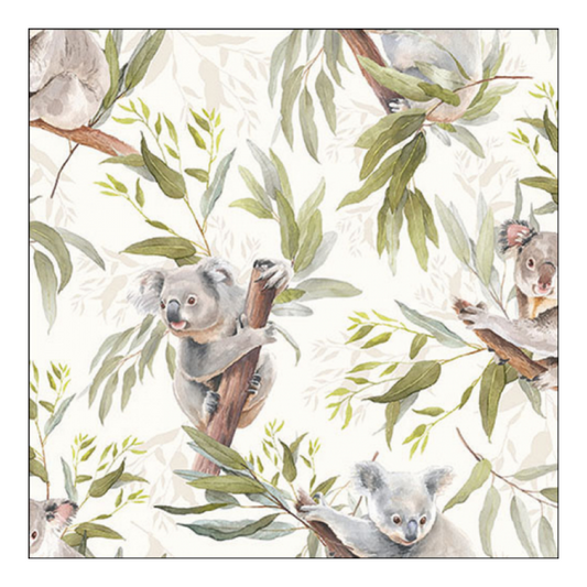 Tovagliolo fantasia 33 x 33 cm Koala 3 veli