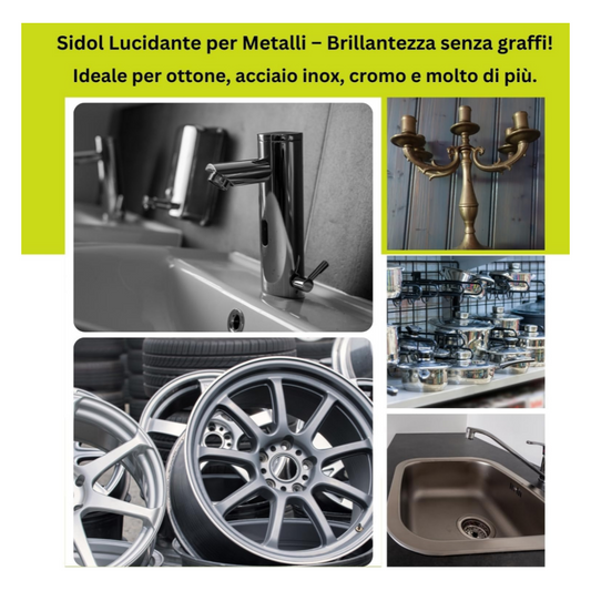 Sidol crema lucidante per metalli 75ml